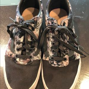 Vans gray/floral print